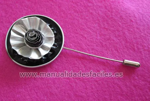 Broche nespresso de flores