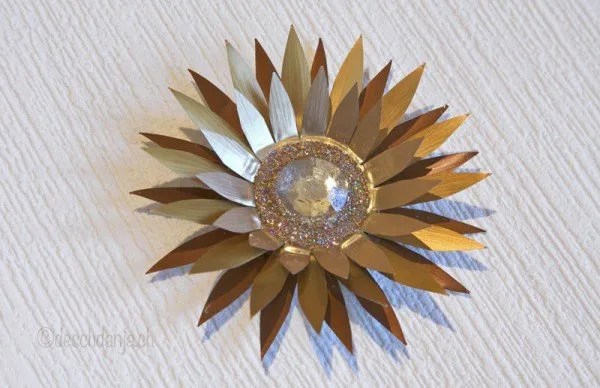 broche nespresso de flor