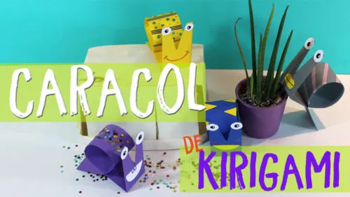 ¡Caracoles de papel! Kirigami Fácil