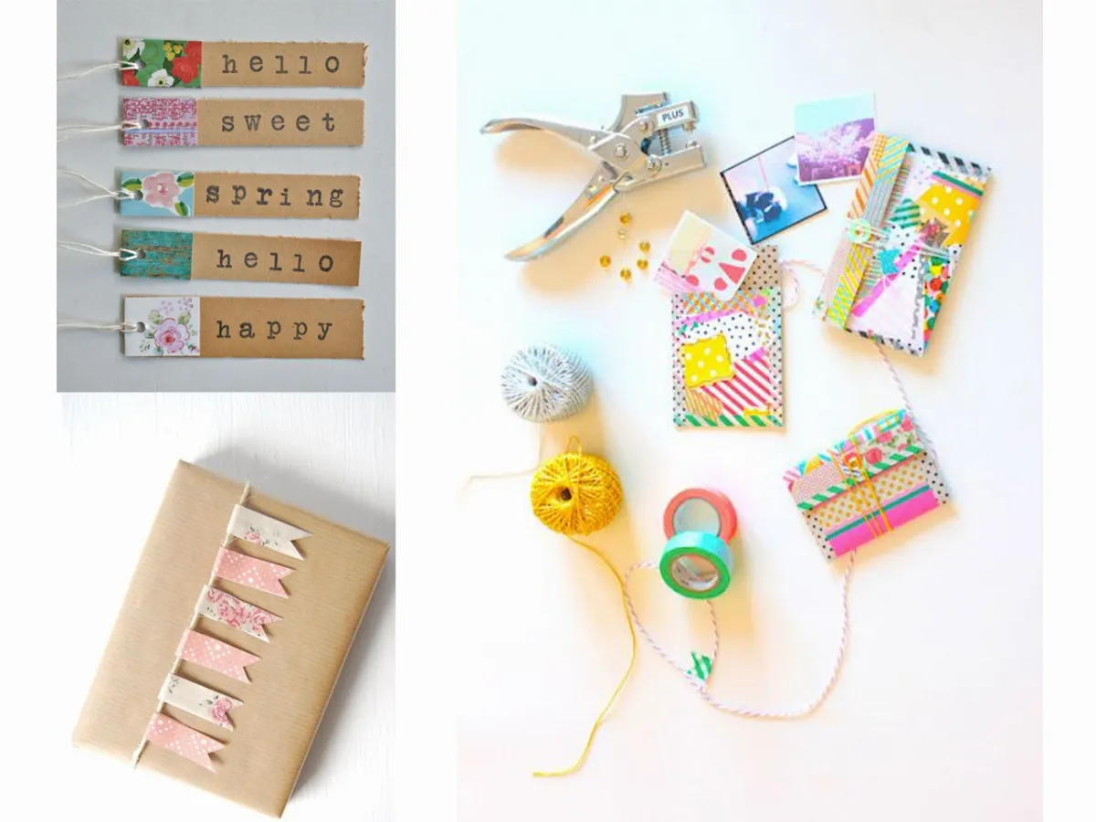 ideas washi tape regalos