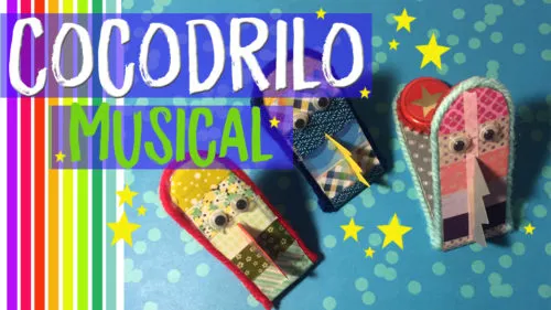 Manualidades de cocodrilos ¡¡Cocodrilos reciclados musicales!!