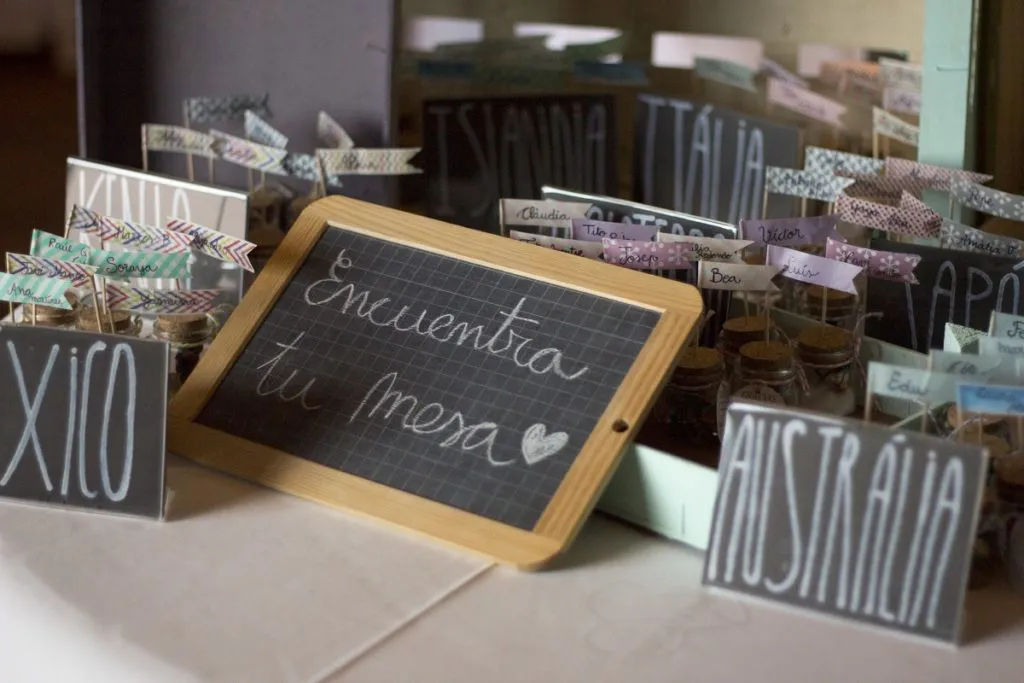 seatting plan para bodas