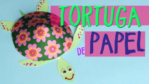 ¿Cómo hacer una tortuga de papel?