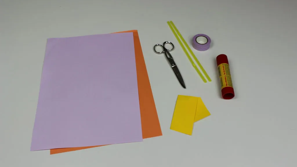 materiales para hacer nuestra margarita de papel