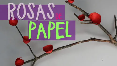 ¿Cómo hacer rosas de papel?