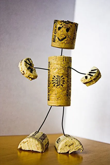 Cork Man by marcmo on Flickr.