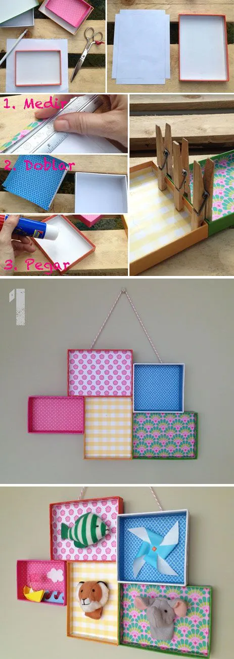 MANUALIDADES PARA EL CUARTO DE LAS NIÑAS DIY ORGANIZADOR DE CARTON,  Manualidades Para Niñas