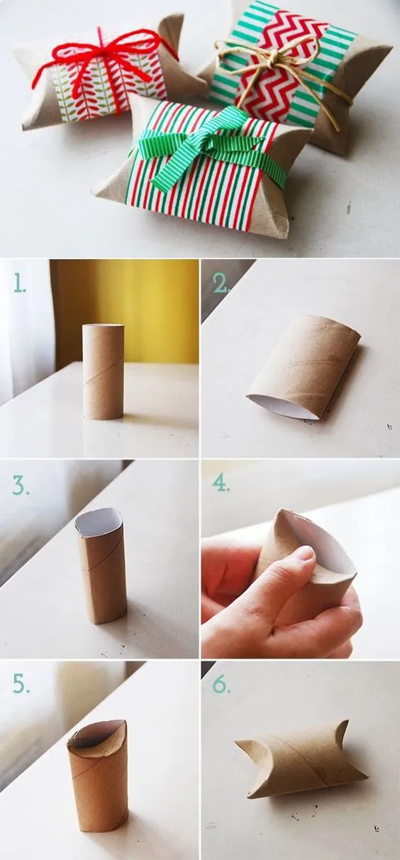 Ideas geniales para hacer manualidades con papel y cartón para envolver regalos