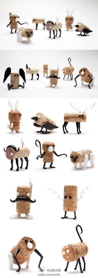 make cork creatures