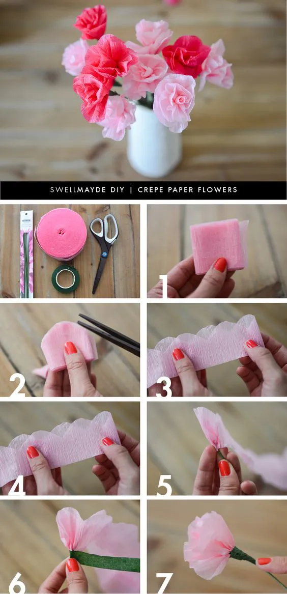 Crepe Paper Flowers