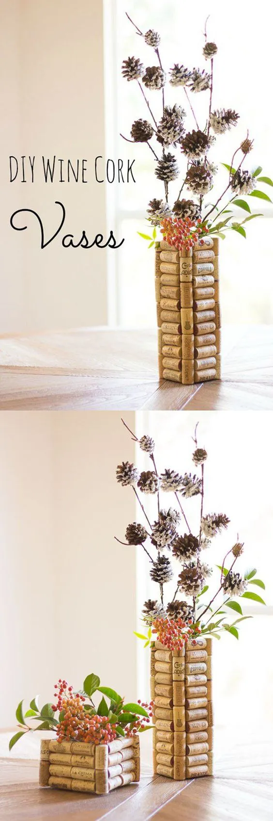 43 More DIY Wine Cork Crafts Ideas http://DIYReady.com | Easy DIY Crafts, Fun Projects, & DIY Craft Ideas For Kids & Adults