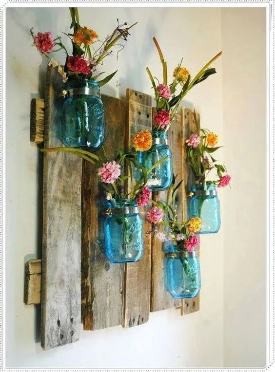 decorar objetos reciclados con pallets