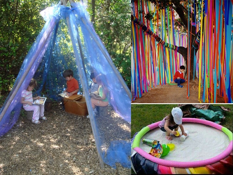 manualidades de verano para niños de 2 a 3 años al exterior