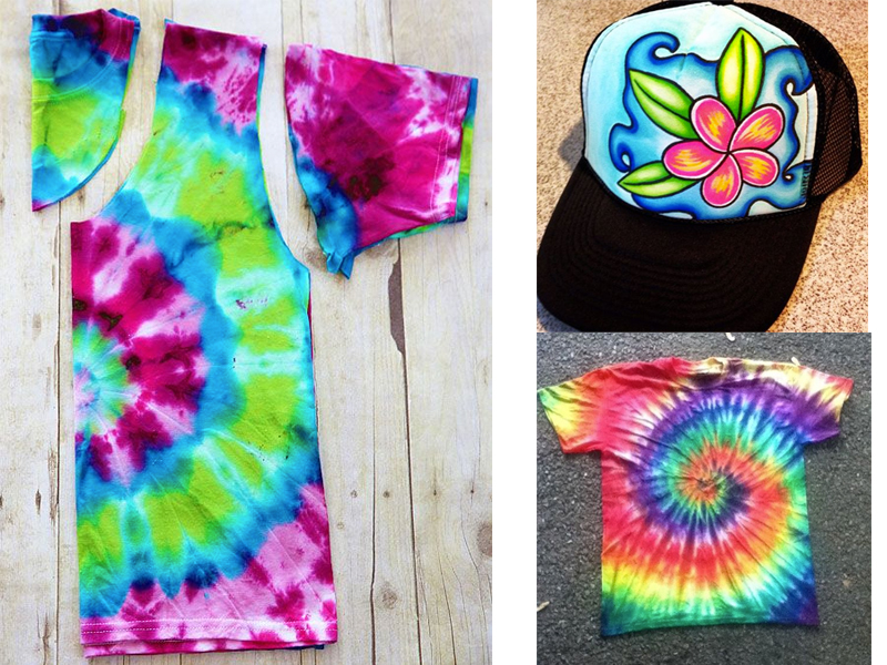 manualidades para niños teñir camisetas
