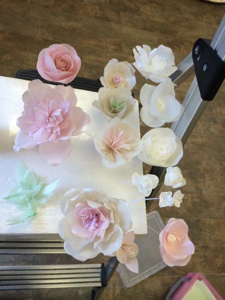 28 tutoriales sencillos de flores de papel arroz 【TOP 2022】 Uma