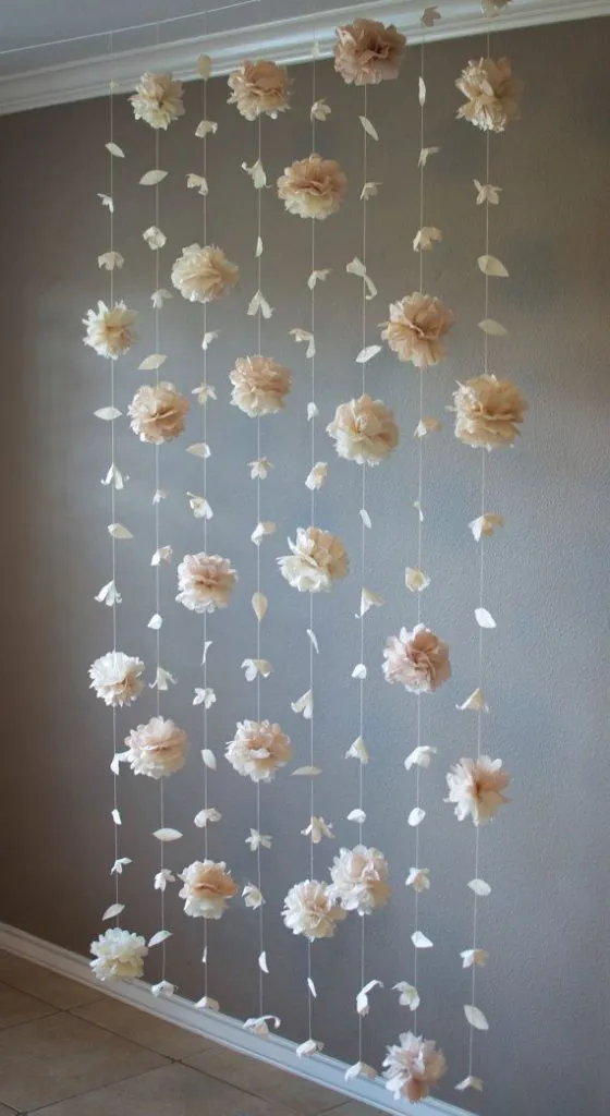 huella dueña planes ▷ ✓34 sencillas ideas de flores de papel para decoración 【TOP 2022】 - Uma  Manualidades