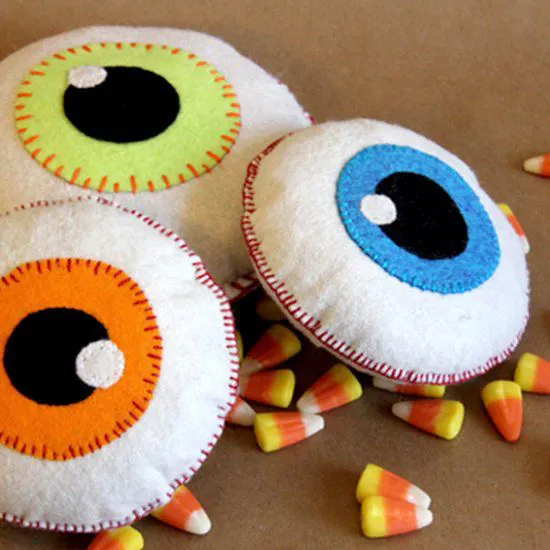 Manualidades de halloween con ojos