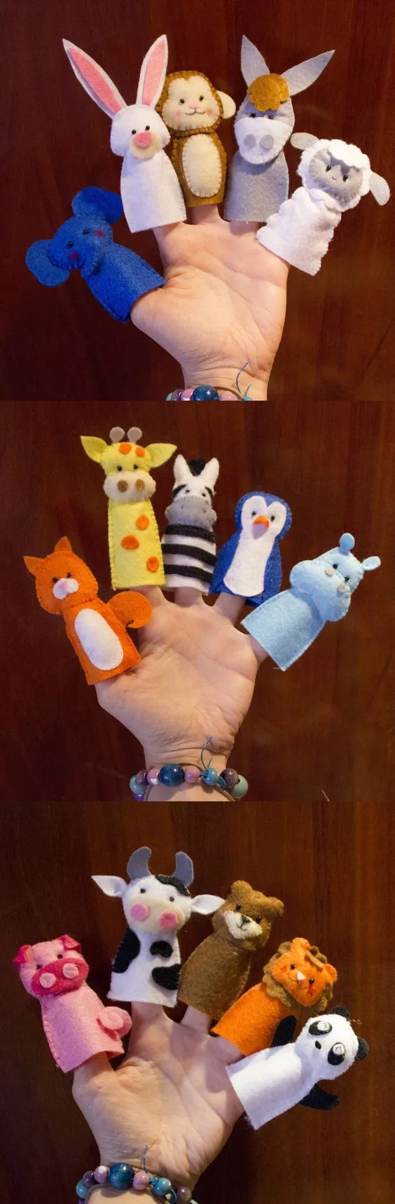 Titeres de dedo para bebés