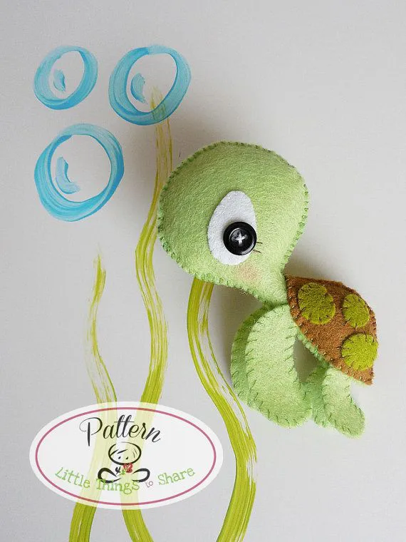 22 manualidades sencillas de fieltro para bebes TOP 2024