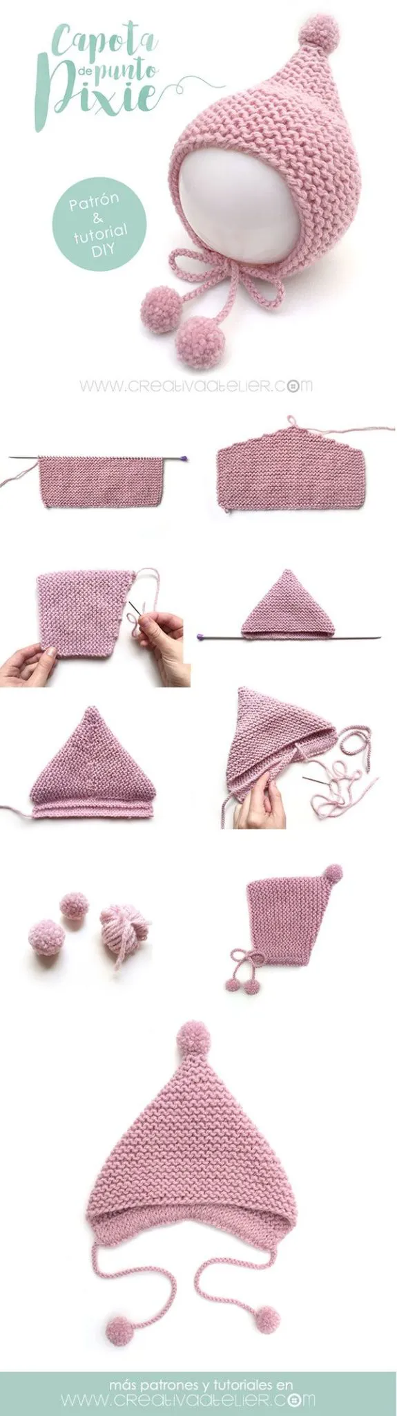 Gorrito de crochet fácil