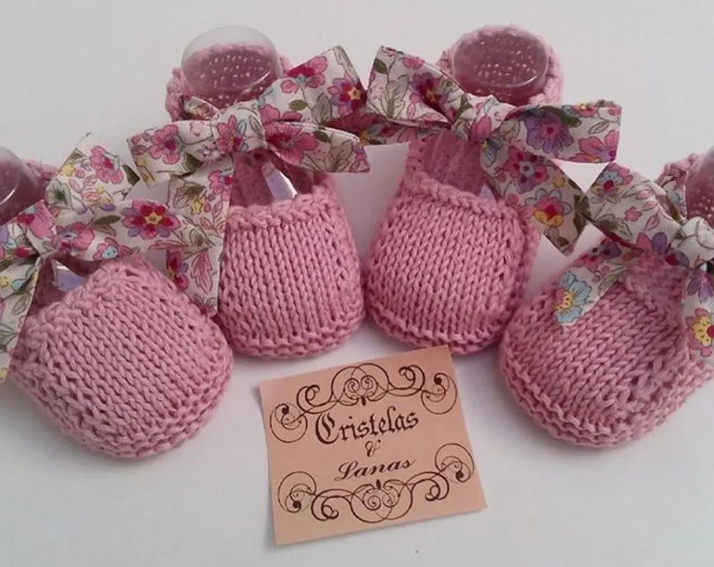 Zapatitos bonitos de crochet