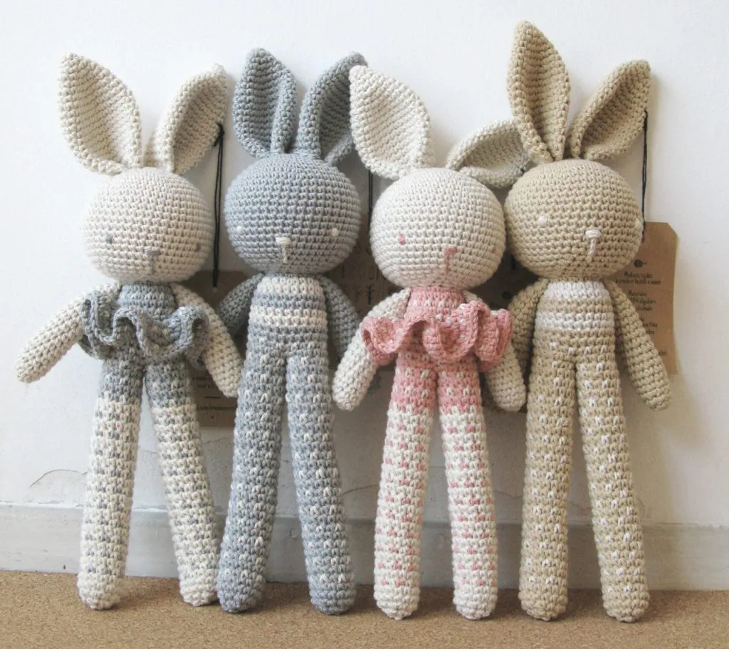 Amigurumis de ganchillo para bebés