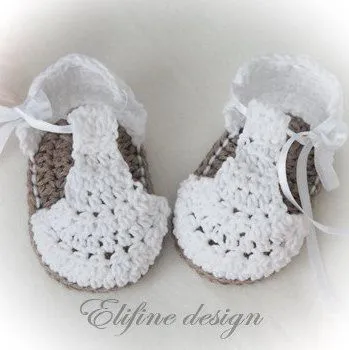 zapatitos de crochet