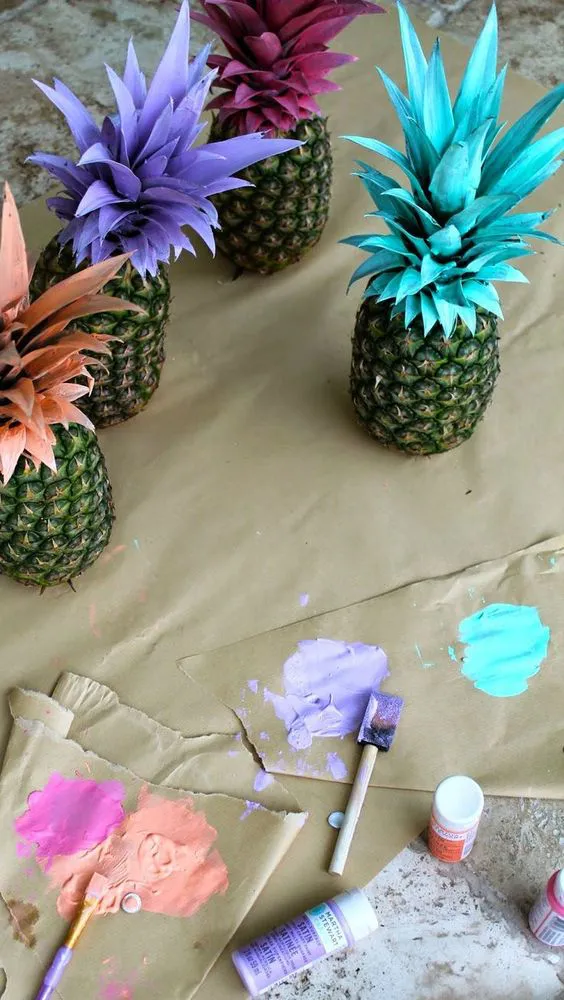 Decora tu fiesta temática luau con esta bonita idea. #party #hawaiana #luau: 