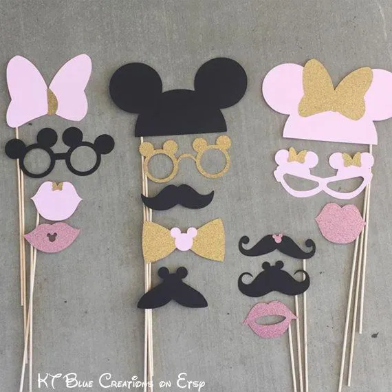 adornos de photocall de la minnie