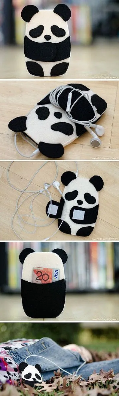 Hay algunos objetos de esta lista que definitivamente quiero tener, como esta funda para celular de panda:3: 