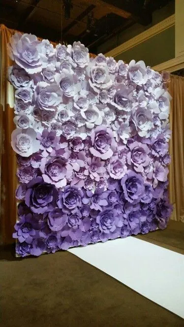 como hacer flores de papel para decorar