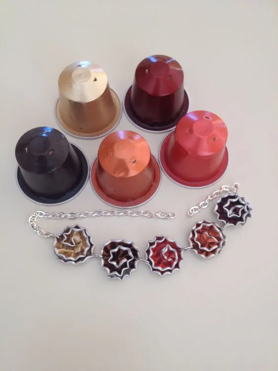 Colgante de flores nespresso