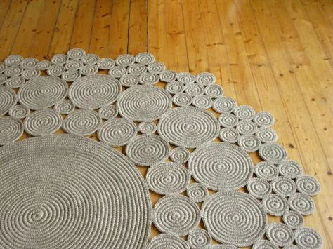 alfombras de ganchillo