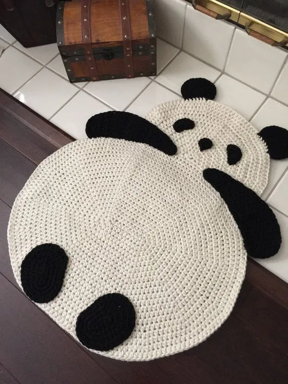 alfombras de ganchillo de osos