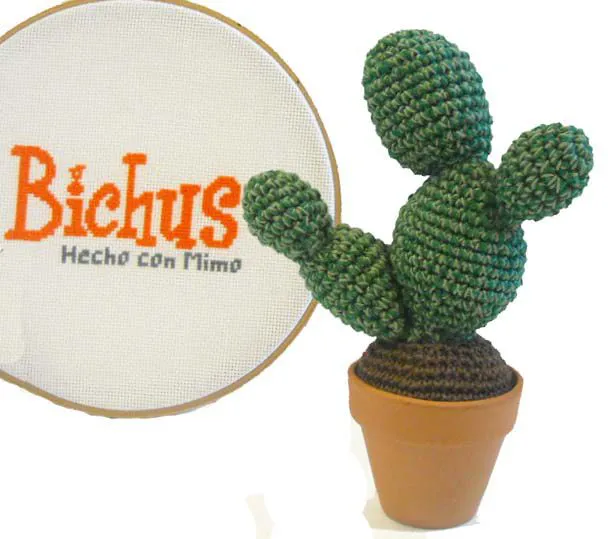 cactus de crochet
