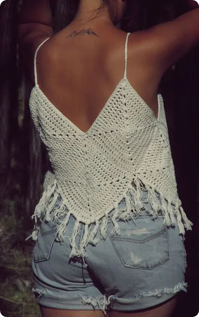 chaleco de verano a crochet