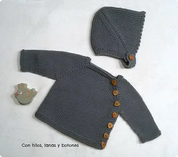 chaquetas de crochet para bebes