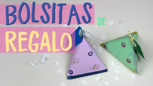 Bolsitas de regalo fáciles para cumpleaños