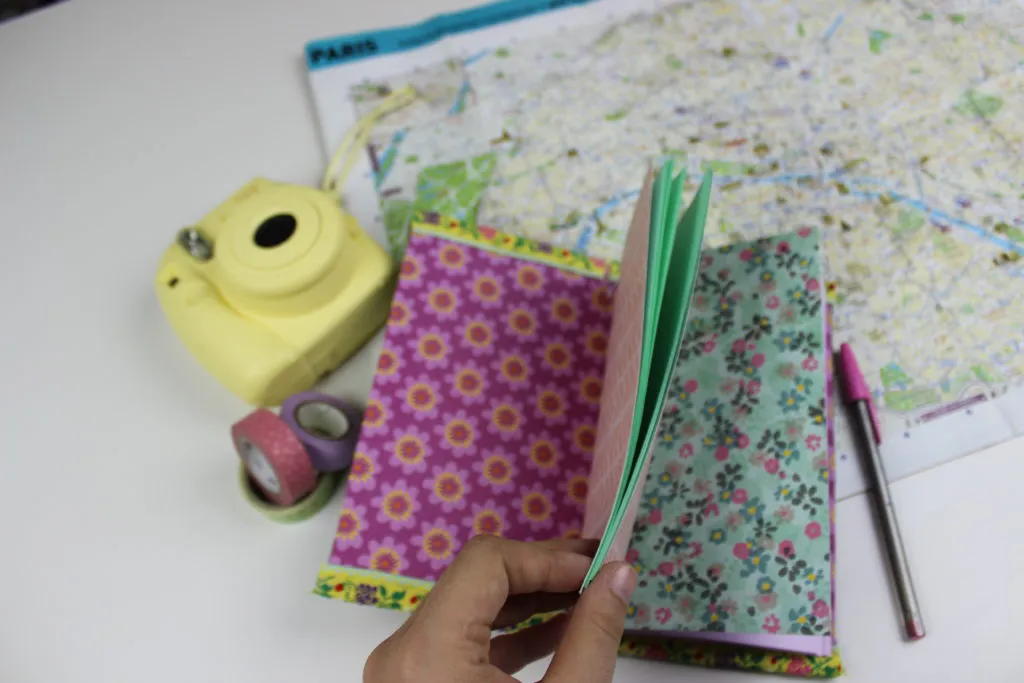 cuaderno de viaje de scrapbook