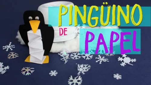 Pingüino de papel