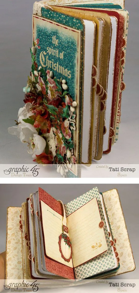 album navideño de scrap