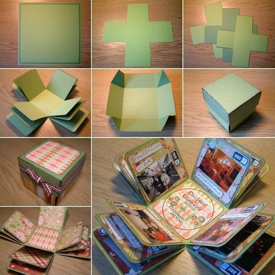 cajas de cumpleaños de scrap