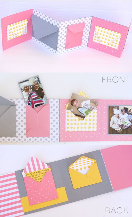 cajitas de scrapbook de cumpleaños