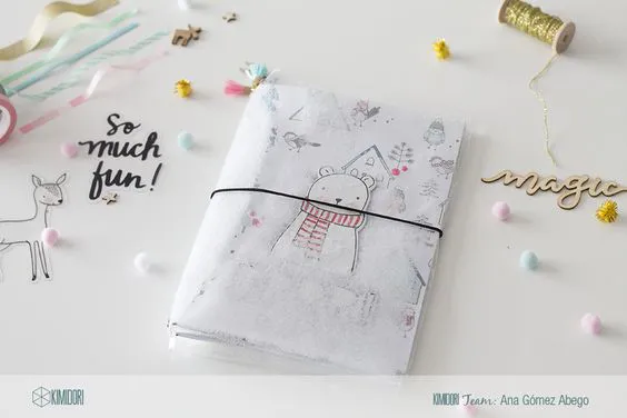 diario navideño de scrapbooking