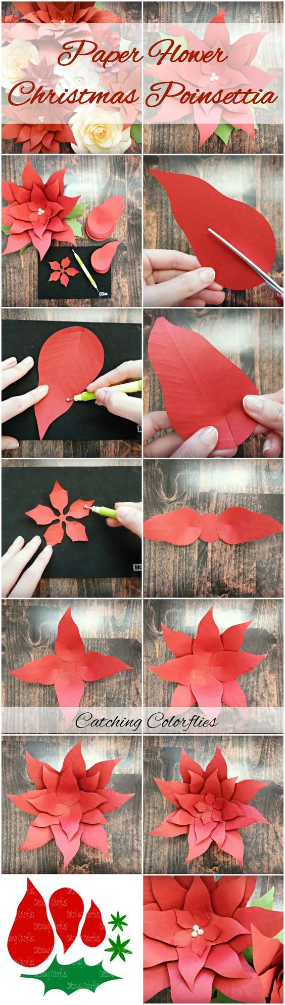 ▷ ✓La guía definitiva para hacer flores de papel de Navidad 【TOP 2022】 - Uma Manualidades ▷ ✓La guía definitiva para hacer flores de papel de Navidad 【TOP 2022】 - Uma Manualidades