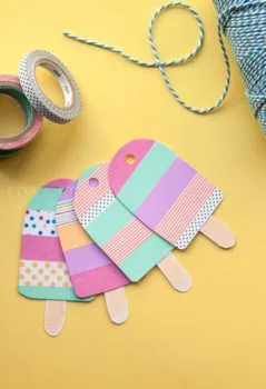 guirnaldas de verano con washi tape infantiles