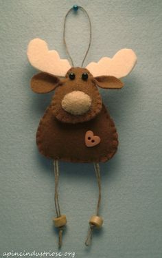 ideas con fieltro para niños de navidad