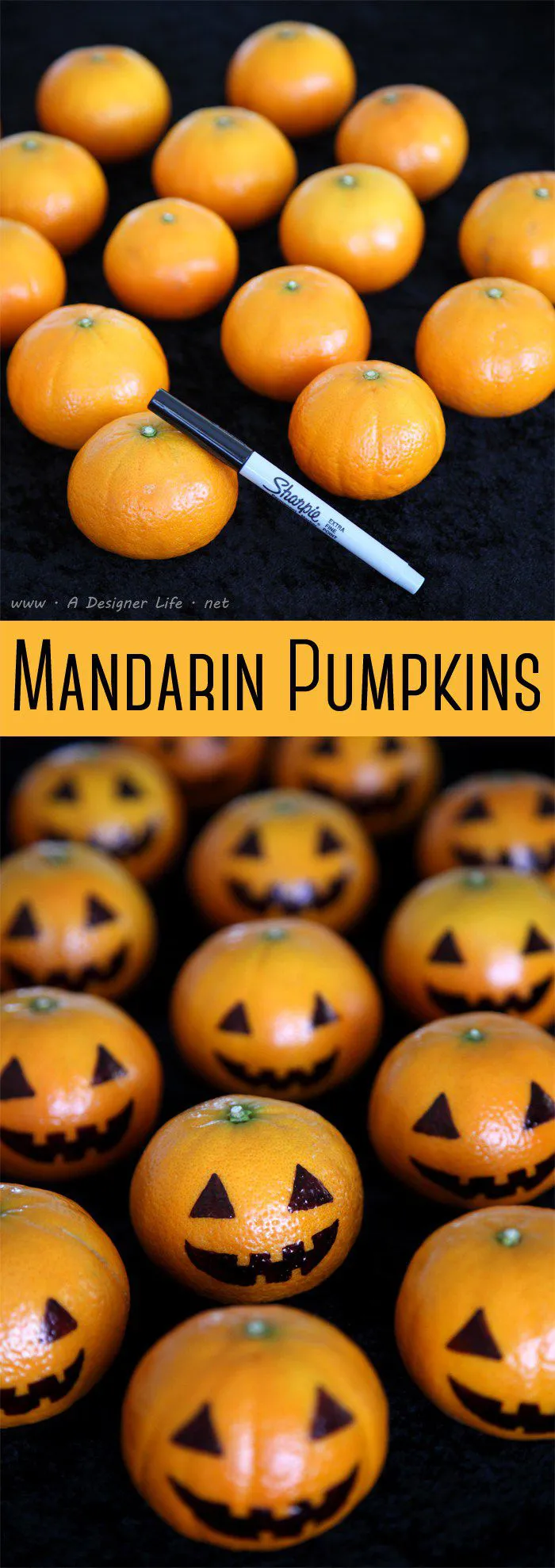 mandarinas para hacer manualidades de calabazas