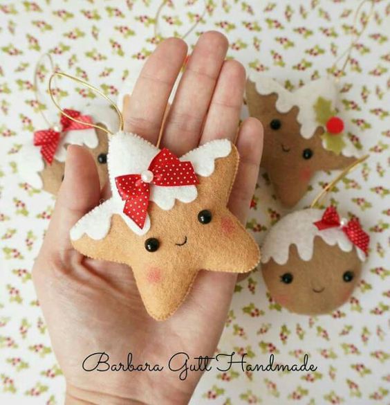 manualidades con fieltro para niños de navidad