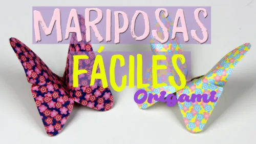 ¿Cómo hacer mariposas de origami?